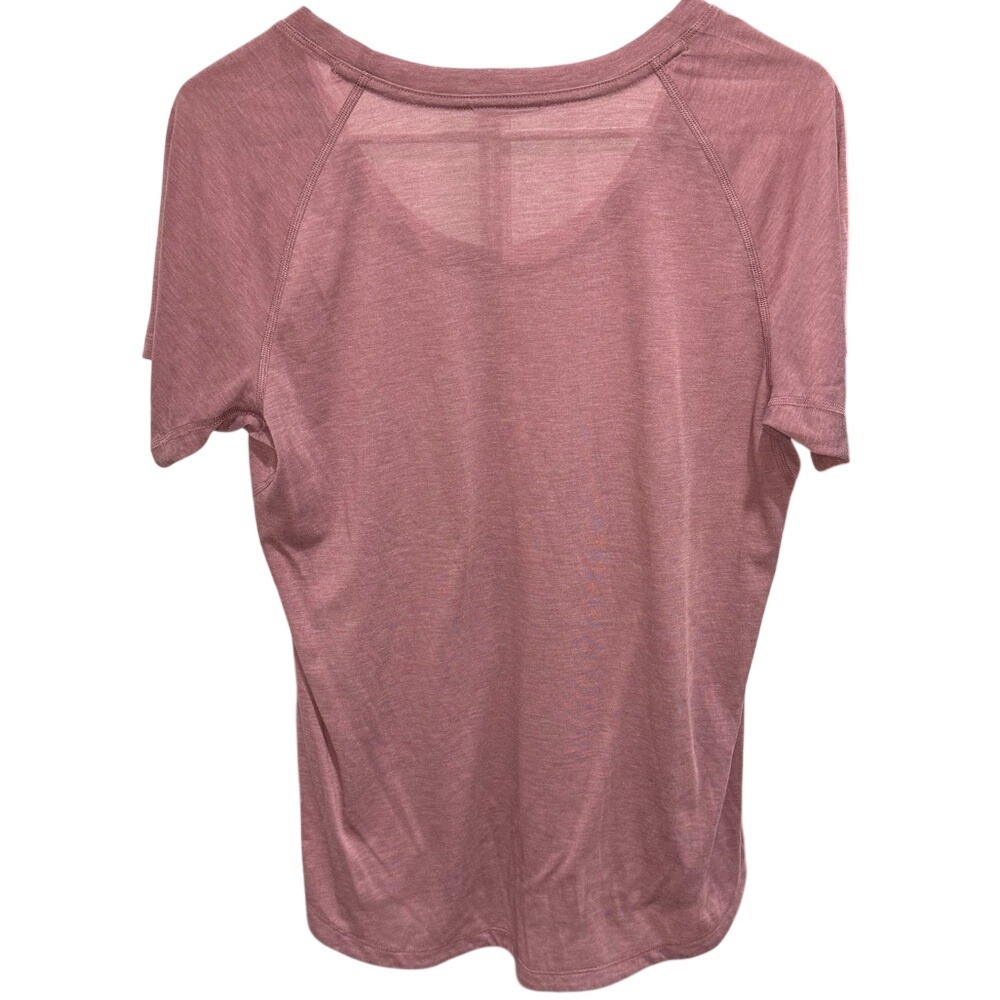 Patagonia Capilene Cool Trail Shirt Womens Large Pink Heathered Short Sleeve L - Picture 2 of 5